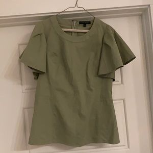 COPY - Banana Republic Soft Structured Puff Sleeve Top